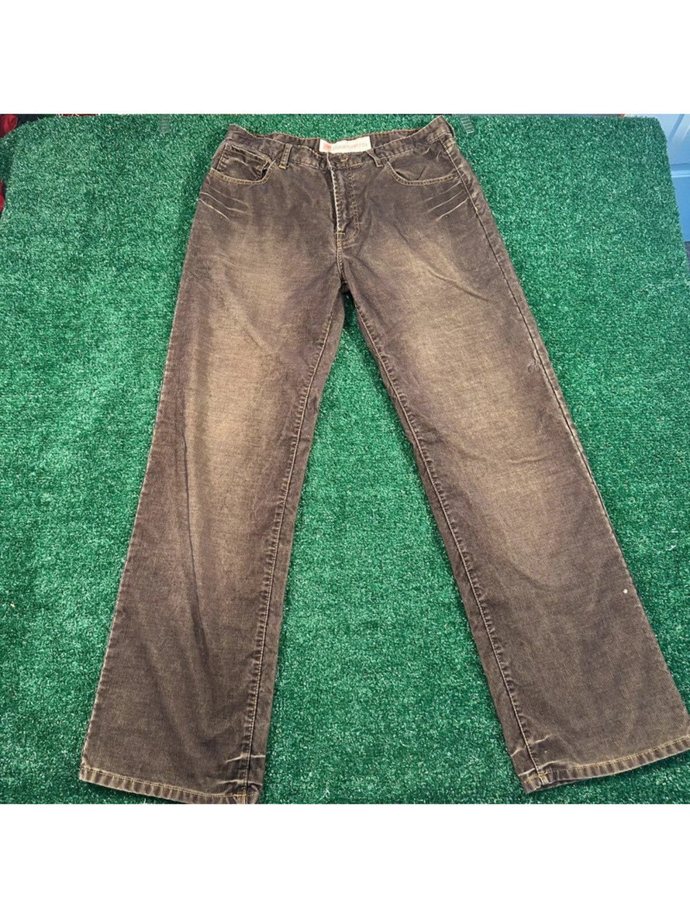 Y2K Massimo brown baggyish pants size 34x34 men’s skate grunge